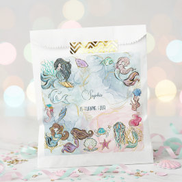 Bolsa De Papel Bajo el mar cumpleaños de las Sirenas