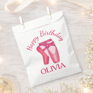 Bolsa De Papel Ballet Ballerina Dance Cumpleaños