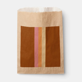 Bolsa De Papel Bandas favoritas de bandas retro (Naranja múltiple