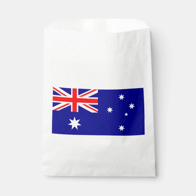 Bolsa De Papel Bandera australiana patriótica (Anverso)