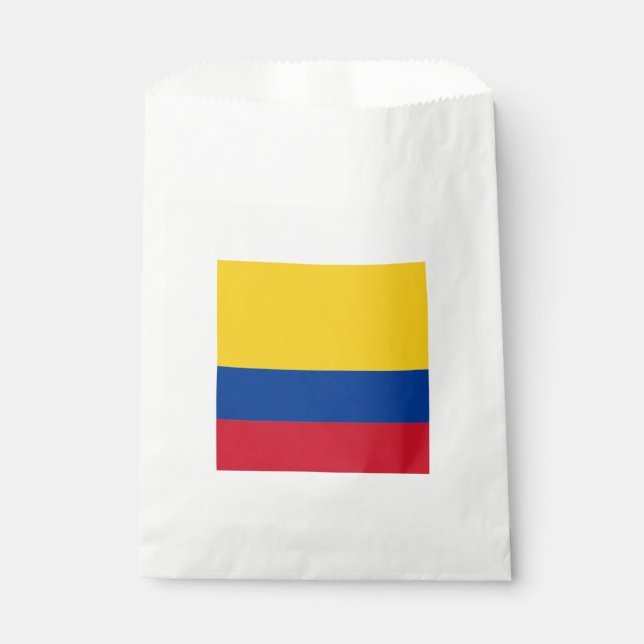 Bolsa De Papel Bandera: Colombia (Anverso)