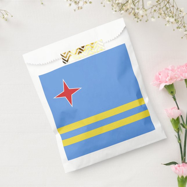 Bolsa De Papel Bandera de Aruba (Sellado)