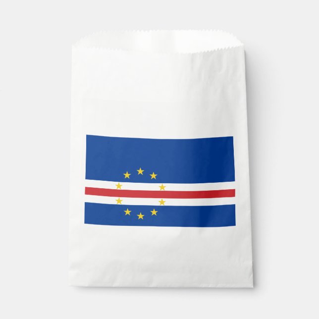 Bolsa De Papel Bandera de Cabo Verde (Anverso)