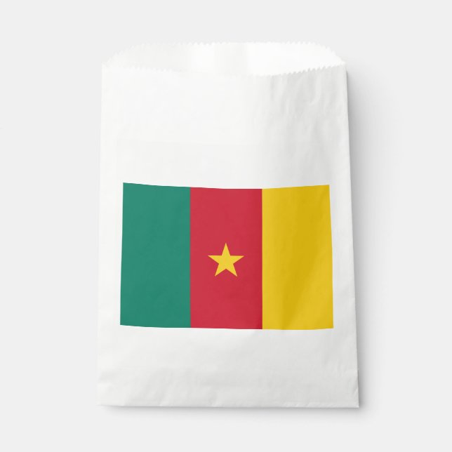 Bolsa De Papel Bandera de Camerún Patriótico (Anverso)