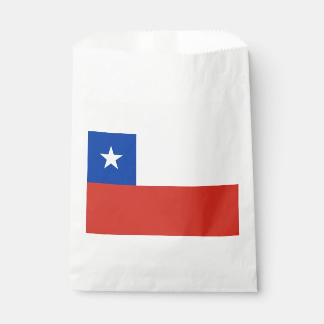Bolsa De Papel Bandera de Chile (Anverso)