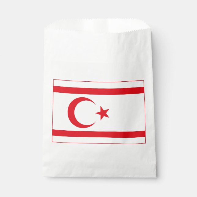 Bolsa De Papel Bandera de Chipre del Norte (Anverso)