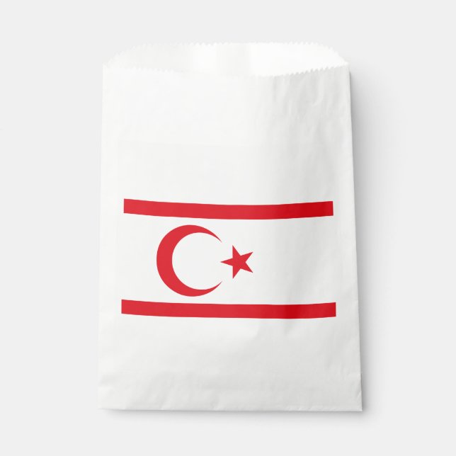 Bolsa De Papel Bandera de Chipre del Norte (Anverso)