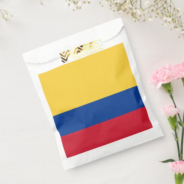Bolsa De Papel Bandera de Colombia (Sellado)