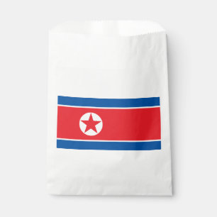 Bolsa De Papel Bandera de Corea del Norte