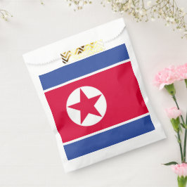 Bolsa De Papel Bandera de Corea del Norte