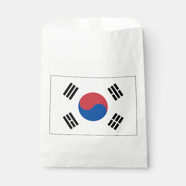 Bolsa De Papel Bandera de Corea del Sur (Anverso)
