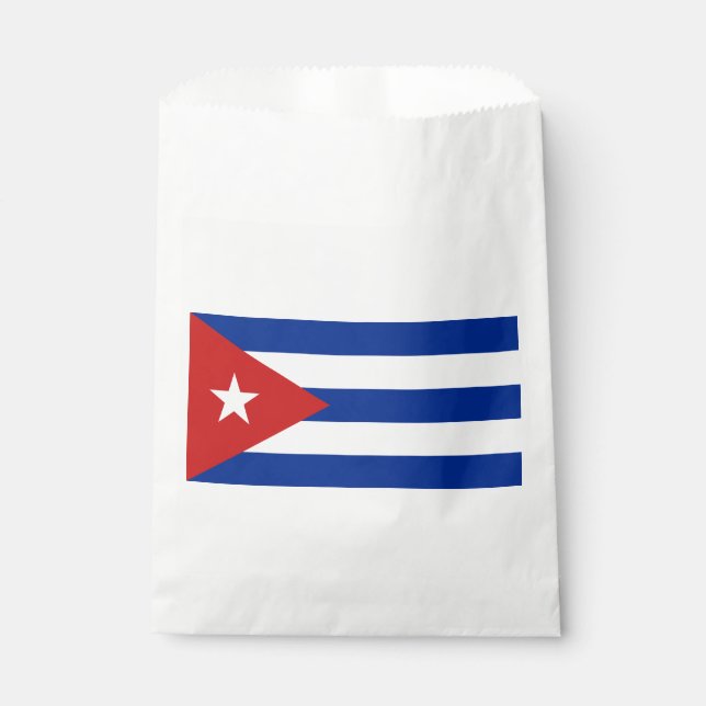 Bolsa De Papel Bandera de Cuba (Anverso)