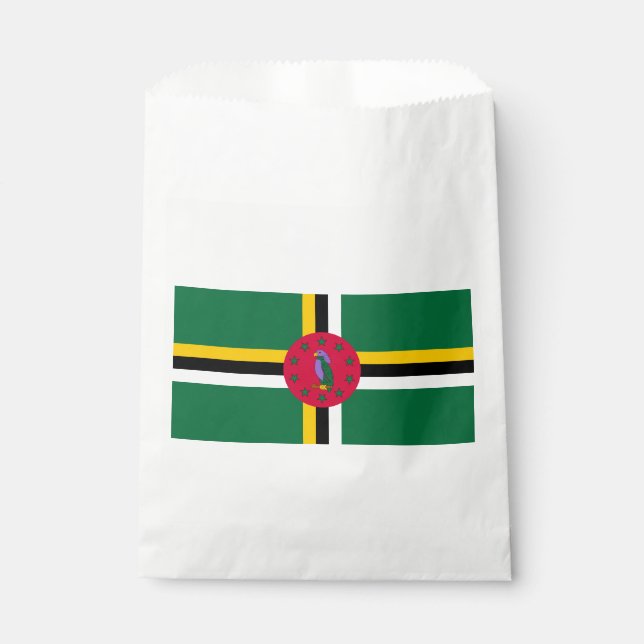 Bolsa De Papel Bandera de Dominica (Anverso)