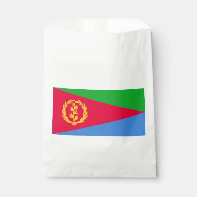 Bolsa De Papel Bandera de Eritrea (Anverso)