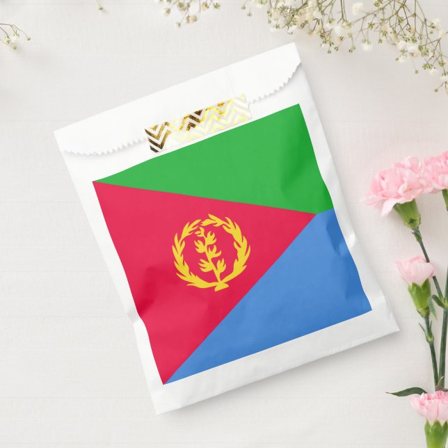 Bolsa De Papel bandera de Eritrea (Sellado)