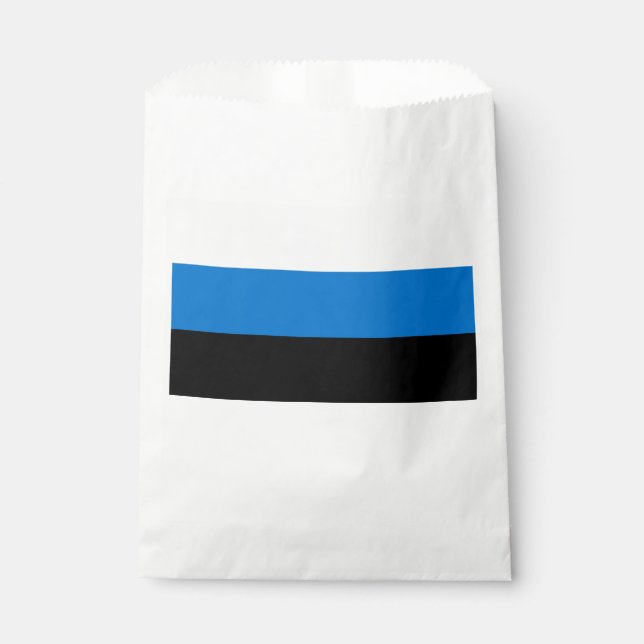 Bolsa De Papel Bandera de Estonia (Anverso)