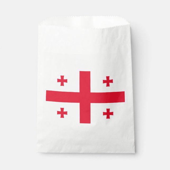 Bolsa De Papel Bandera de Georgia (Anverso)