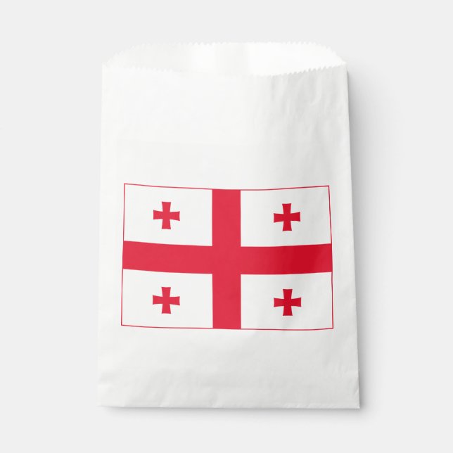 Bolsa De Papel Bandera de Georgia (Anverso)