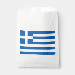 Bolsa De Papel Bandera de Grecia