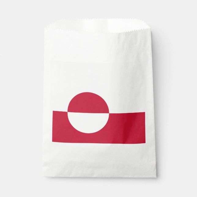 Bolsa De Papel Bandera de Groenlandia (Anverso)