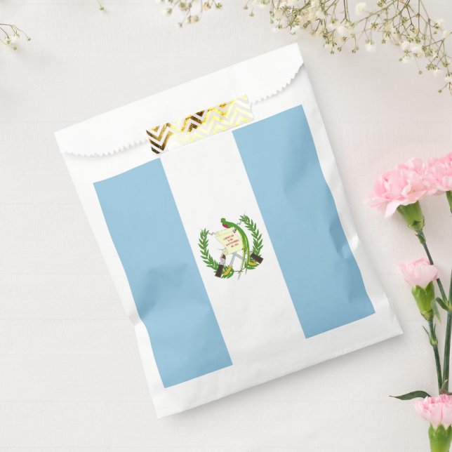 Bolsa De Papel bandera de Guatemala (Sellado)