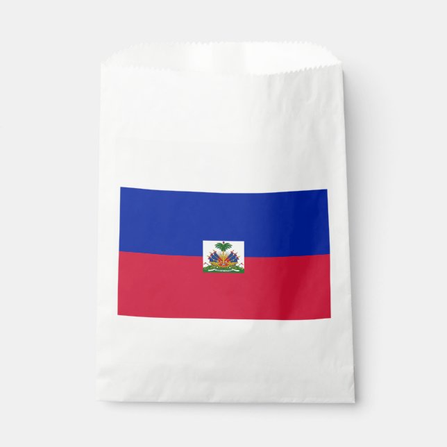 Bolsa De Papel Bandera de Haití (Anverso)