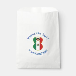Bolsa De Papel Bandera de Hanukkah Ángel Mexicano Personalizada 