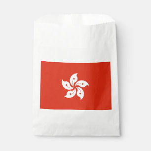 Bolsa De Papel Bandera de Hong Kong