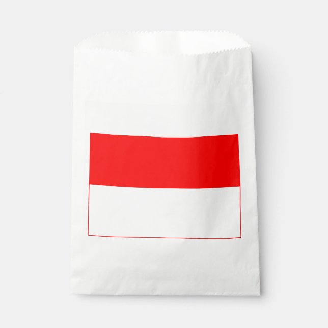 Bolsa De Papel Bandera de Indonesia (Anverso)