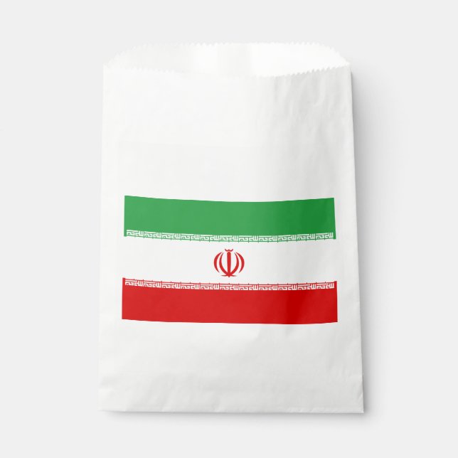 Bolsa De Papel Bandera de Irán (Anverso)