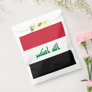 Bolsa De Papel Bandera de Iraq