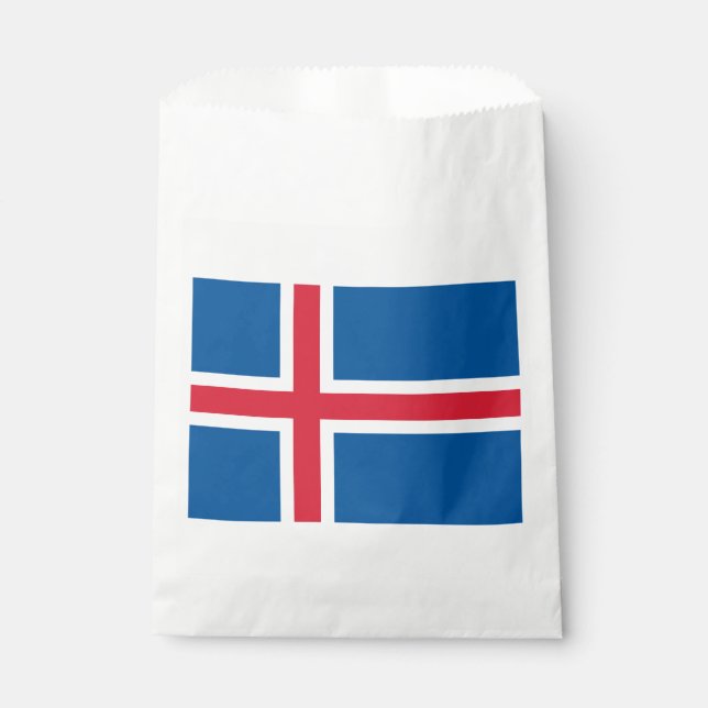 Bolsa De Papel Bandera de Islandia (Anverso)