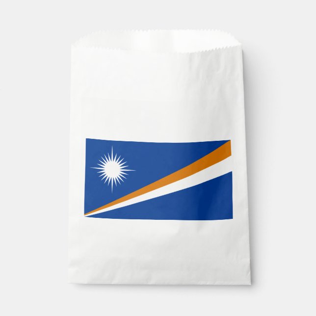 Bolsa De Papel Bandera de Islas Marshall (Anverso)