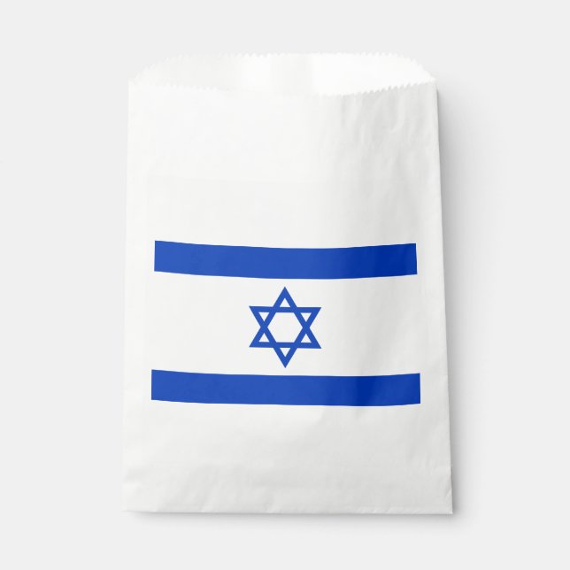 Bolsa De Papel Bandera de Israel (Anverso)