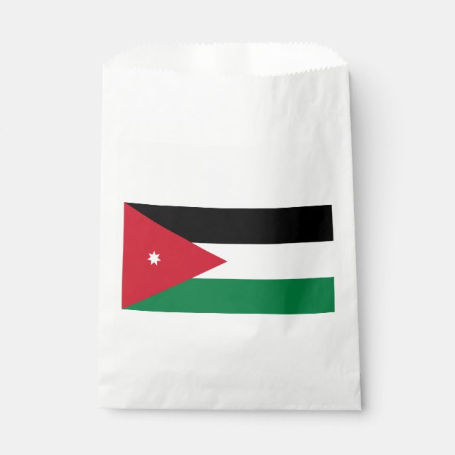 Bolsa De Papel Bandera de Jordania (Anverso)