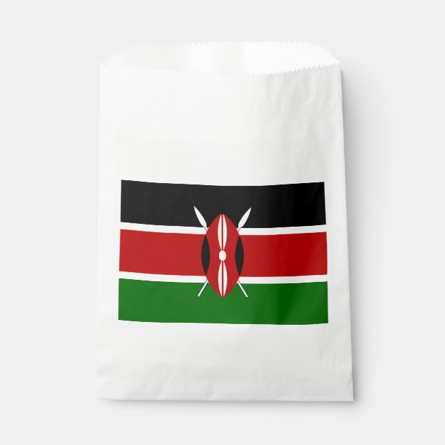 Bolsa De Papel Bandera de Kenia (Anverso)