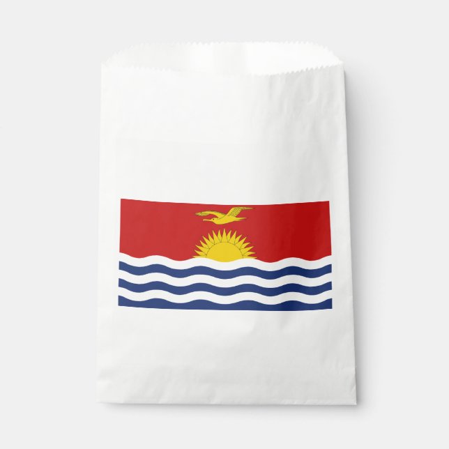 Bolsa De Papel Bandera de Kiribati (Anverso)