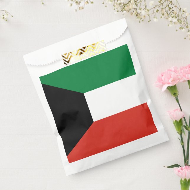 Bolsa De Papel Bandera de Kuwait (Sellado)