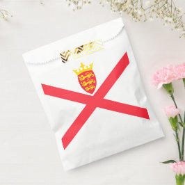 Bolsa De Papel Bandera de la Isla de Jersey