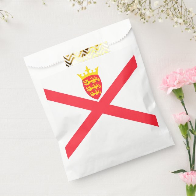 Bolsa De Papel Bandera de la Isla de Jersey (Sellado)