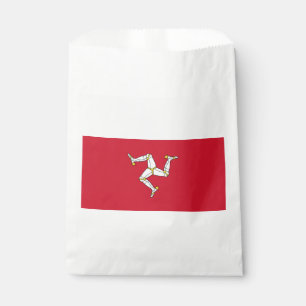 Bolsa De Papel Bandera de la Isla de Man