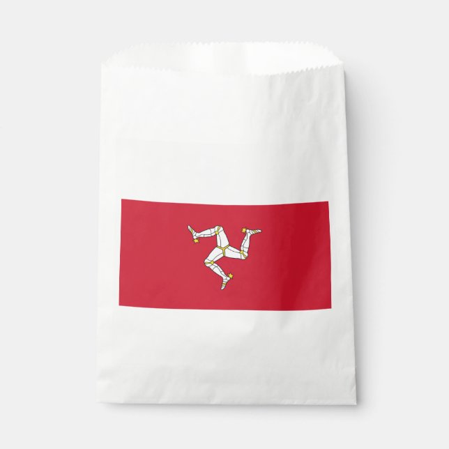 Bolsa De Papel Bandera de la Isla de Man (Anverso)
