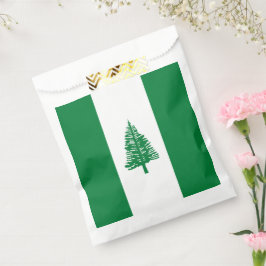 Bolsa De Papel Bandera de la isla Norfolk