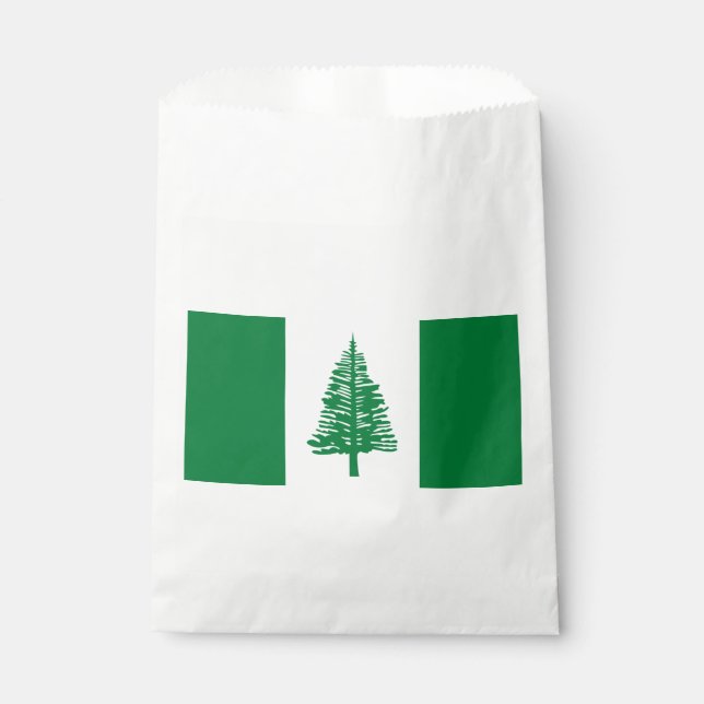 Bolsa De Papel Bandera de la Isla Norfolk (Anverso)