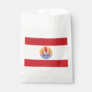 Bolsa De Papel Bandera de la Polinesia Francesa