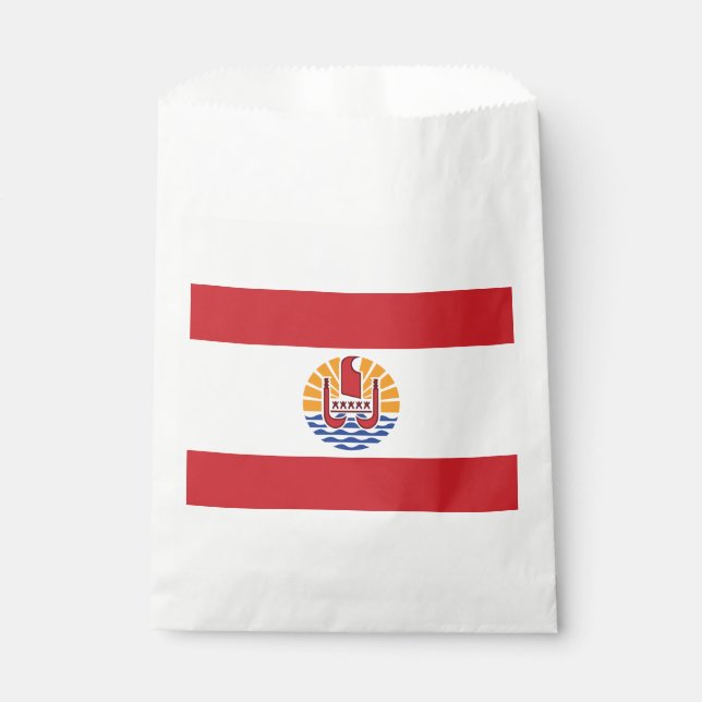Bolsa De Papel Bandera de la Polinesia Francesa (Anverso)