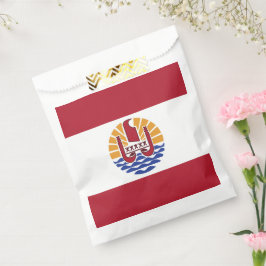 Bolsa De Papel Bandera de la Polinesia Francesa