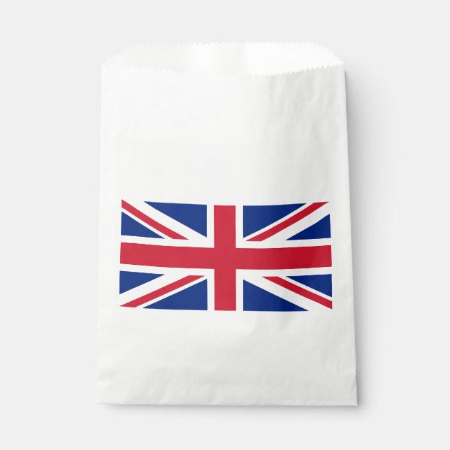 Bolsa De Papel Bandera de la Unión del Reino Unido (Anverso)