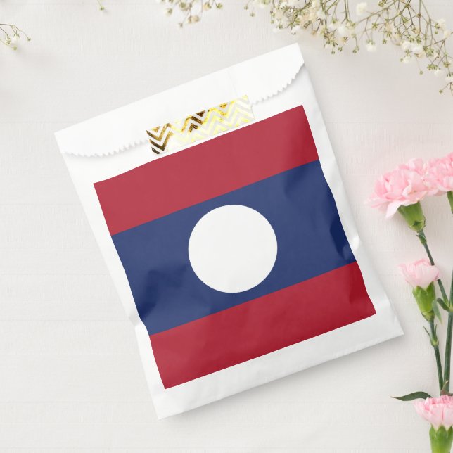 Bolsa De Papel Bandera de Laos (Sellado)