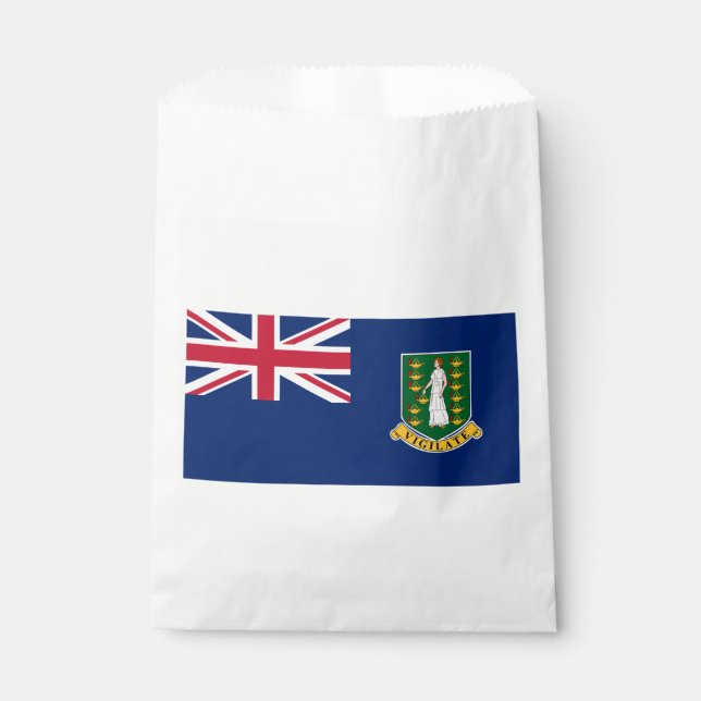 Bolsa De Papel Bandera de las Islas Vírgenes Británicas (Anverso)